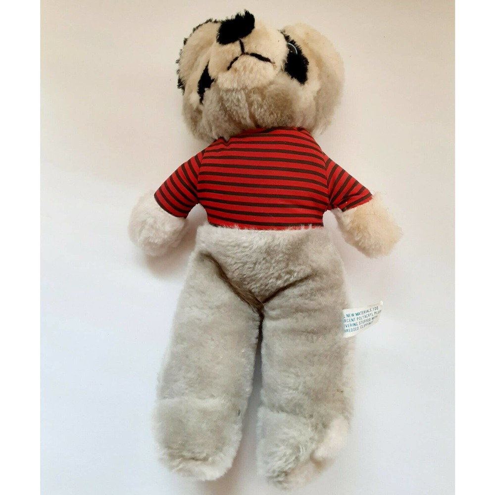 Interpur Raccoon Jacket Striped Shirt Vtg 8 Racoon